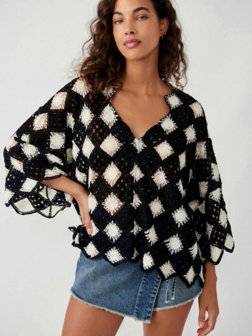 Free People Beach House Tee xs/sm NWT